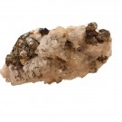 Pyritt-Sfaleritt og kalsitt klynge 568 gram AAA+ kvalitet thumbnail