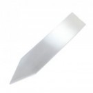 Selenitt, hvit flat point 20 cm, AAA-kvalitet thumbnail