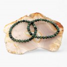 Armbånd med 6 mm Jaspis, Kambaba AAA-kvalitet, 19 cm thumbnail