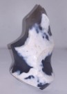 Agat, blå flamme skulptur 626 gram 12,5 cm thumbnail