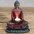 Antique Buddha - Devotee telysholder 20 cm thumbnail