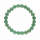 Armbånd med 8 mm Kvarts, grønn AAA-kvalitet, 19 cm thumbnail