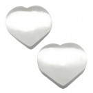 Selenitt, hvit hjerte 4 cm, AAA-kvalitet thumbnail