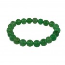Armbånd med 8 mm Kvarts, grønn AAA-kvalitet, 19 cm thumbnail