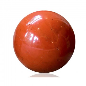 Jaspis, rød kule 15 mm