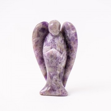 Engel i bønn, Ametyst, 10 cm