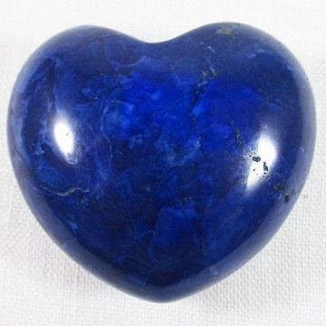 Lapis Lazuli (Fargeforsterket) hjerte 40 mm