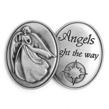 AngelStar Inspirational Token - Angels Light the Way