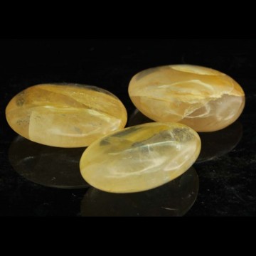 Golden Healer (Limonitt) flat lommestein 30-50 mm AAA-kvalitet