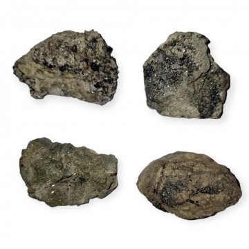Melanitt Granat (Andraditt) Rå krystaller 100-200 gram AA-kvalitet