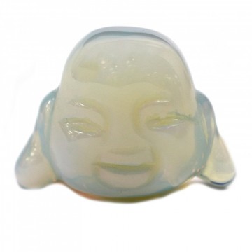 Buddha hode, Opalitt (Syntetisk), 5 cm