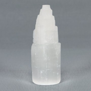 Selenitt, hvit tårn, 6 cm AAA-kvalitet