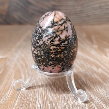Rhodonitt egg 5 cm AAA-kvalitet