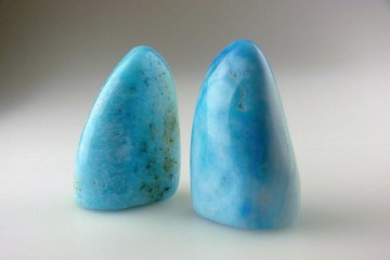 Aragonitt, blå skulptur 500 gram