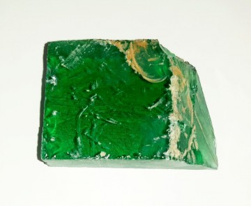 Obsidian, grønn ekte Rå 123 gram AAA-kvalitet
