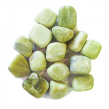 Jade, kinesisk Tromlet Medium AAA-kvalitet