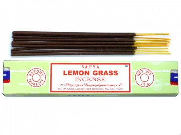 Satya røkelsespinner Lemongrass, 15 gram