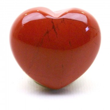 Jaspis, rød hjerte 4,5 cm