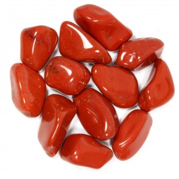 Jaspis, rød fra Sør-Afrika Tromlet Medium AAA-kvalitet 500 gram