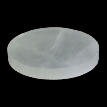 Selenitt plate rund (Disc) 10 cm