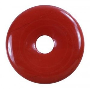 Jaspis, rød donuts 4 cm
