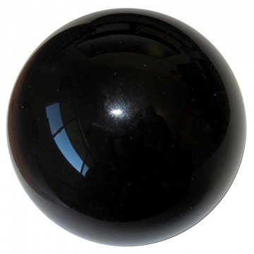 Obsidian, svart kule 15 mm
