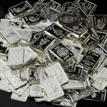 Sølv barre med motiv 1 gram, 99,9% rent sølv