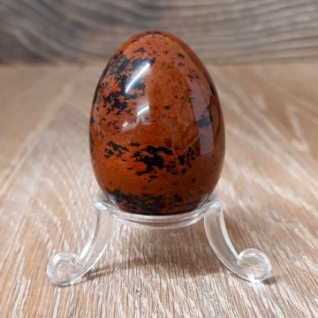 Obsidian, mahogny egg 5 cm AAA-kvalitet