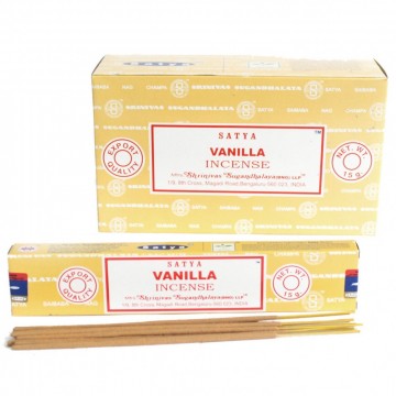 Satya røkelsespinner Vanilla, 15 gram