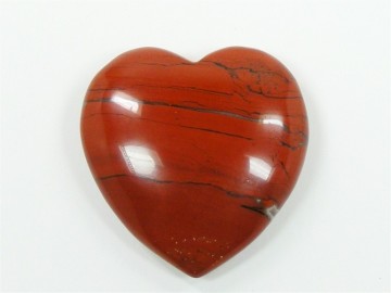 Jaspis, rød hjerte 4,2 cm