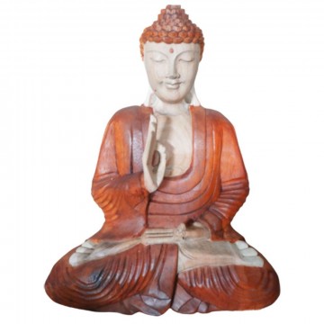 Hand Carved Buddha Statue, 60 cm teaching transmission