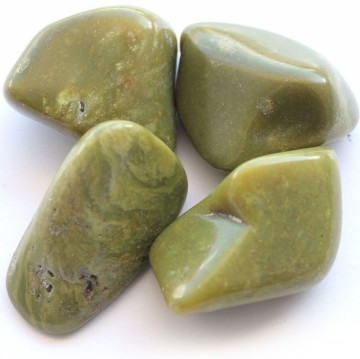 Opal, grønn Tromlet Medium AAA-kvalitet