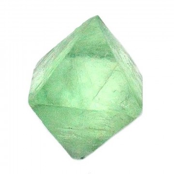 Fluoritt, grønn åtte kant Rå Medium 30 mm AAA-kvalitet