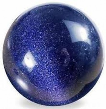 Stjernestein, blå kule 15 mm