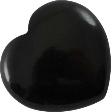 Onyx, svart hjerte 4,2 cm
