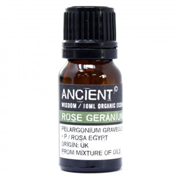 AW Rosengeranium (Rose Geranium) organisk økologisk eterisk olje, 10 ml
