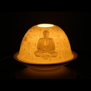 Buddha Porselen telysholder