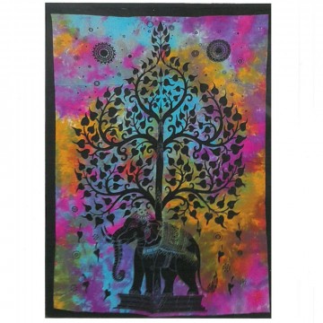 Håndlagde Mandala pledd, Elephant Tree