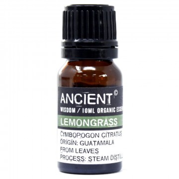 AW Sitrongress (Lemongrass) organisk økologisk eterisk olje, 10 ml