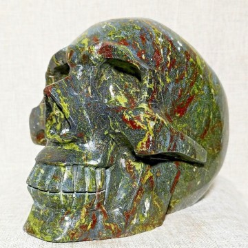 Hodeskalle Dragon Stone, 18 cm, 4,7 kilo