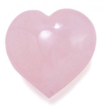 Rosenkvarts hjerte 4,5 cm