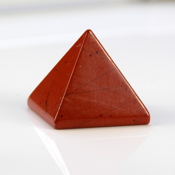 Jaspis, rød pyramide 4x4 cm