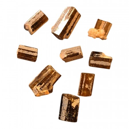 Turmalin, champagne (Dravitt) krystaller Extra Små AAA-kvalitet