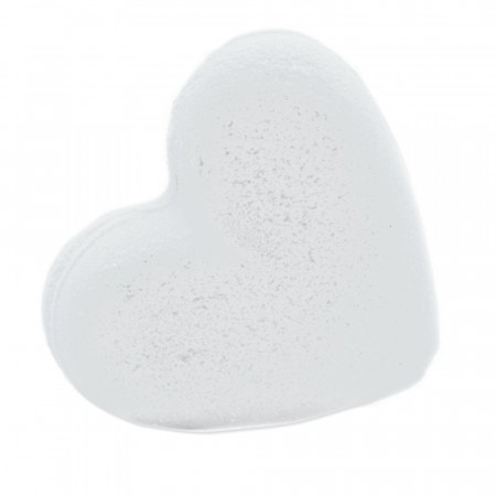 Love Heart badebombe 70 gram, Coconut
