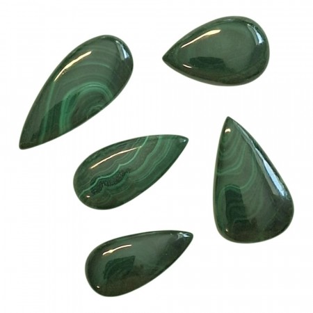 Malakitt CAB Dråpe 4-6 gram AAA-kvalitet