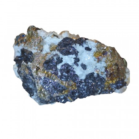 Pyritt-Sfaleritt og kalsitt klynge 568 gram AAA+ kvalitet