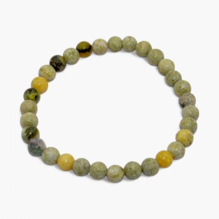 Armbånd med 6 mm Serpentin AAA-kvalitet, 19 cm