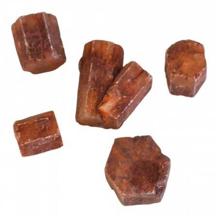 Aragonitt, rød krystaller Medium AA-kvalitet