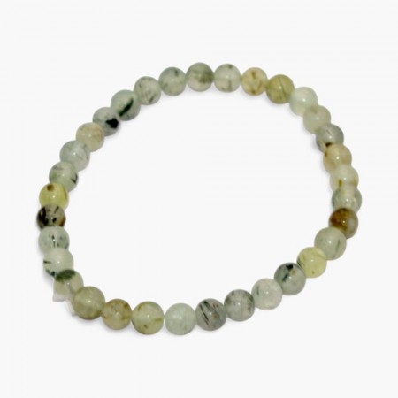 Armbånd med 6 mm Fantomkvarts AAA-kvalitet, 19 cm